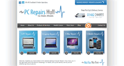 Desktop Screenshot of pcrepairshull.com